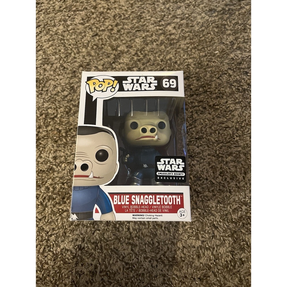 Funko Pop Star Wars‎ Blue Snaggletooth 69 Smugglers Bounty Exclusive Bobble-Head